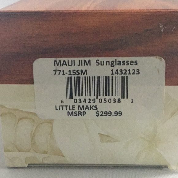 MAUI JIM LITTLE MAKS TITANIUM POLARIZED . - Picture 8 of 8